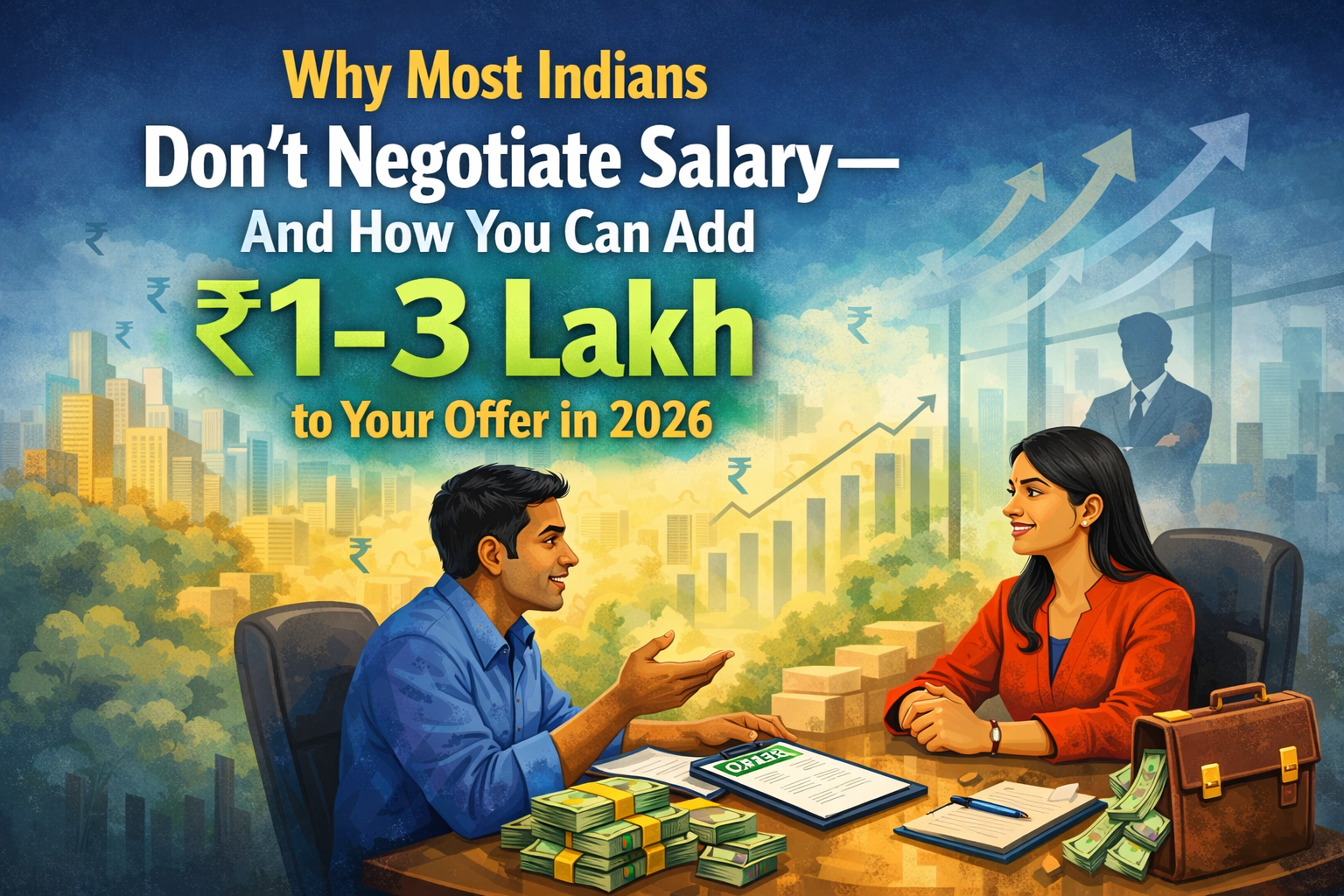 Why Most Indians Don’t Negotiate Salary and How You Can Add ₹1-3 Lakh to Your Offer in 2026