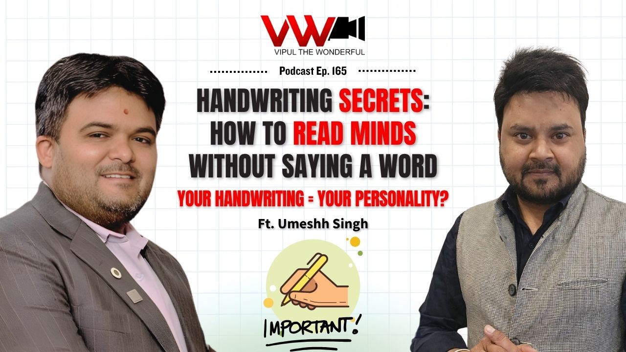 Handwriting Secrets Revealed: What Your Writing Says About You | Expert Talk Ep. 165 with Umeshh Singh on Handwriting Secrets. 